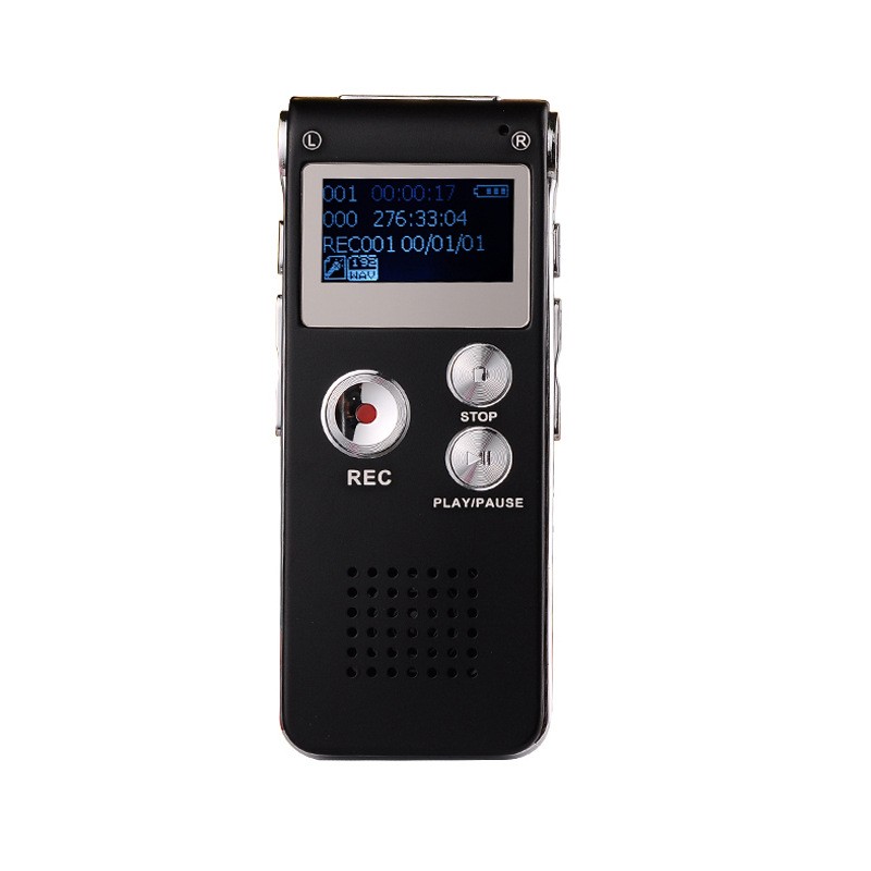 8GB High Definition Noise Reduction Super Long Standby Large Capacity Acoustically Controlled Timing digital voice recorder