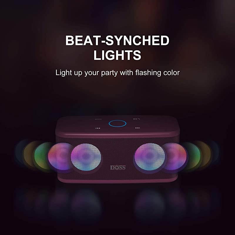 Bluetooth Speakers,  SoundBox Plus Portable Wireless Bluetooth Speaker with 16W HD Sound and Deep Bass, Wireless Stereo Pairing, 20H Playtime, Wireless Speaker for Home, Outdoor, Travel -Black