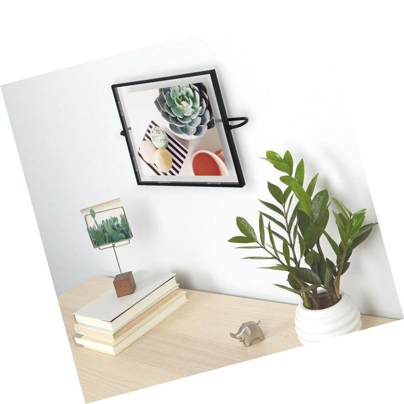 Umbra 1005428-040 8 x 10 in. Phantom Wall Picture Floating Frame, Black