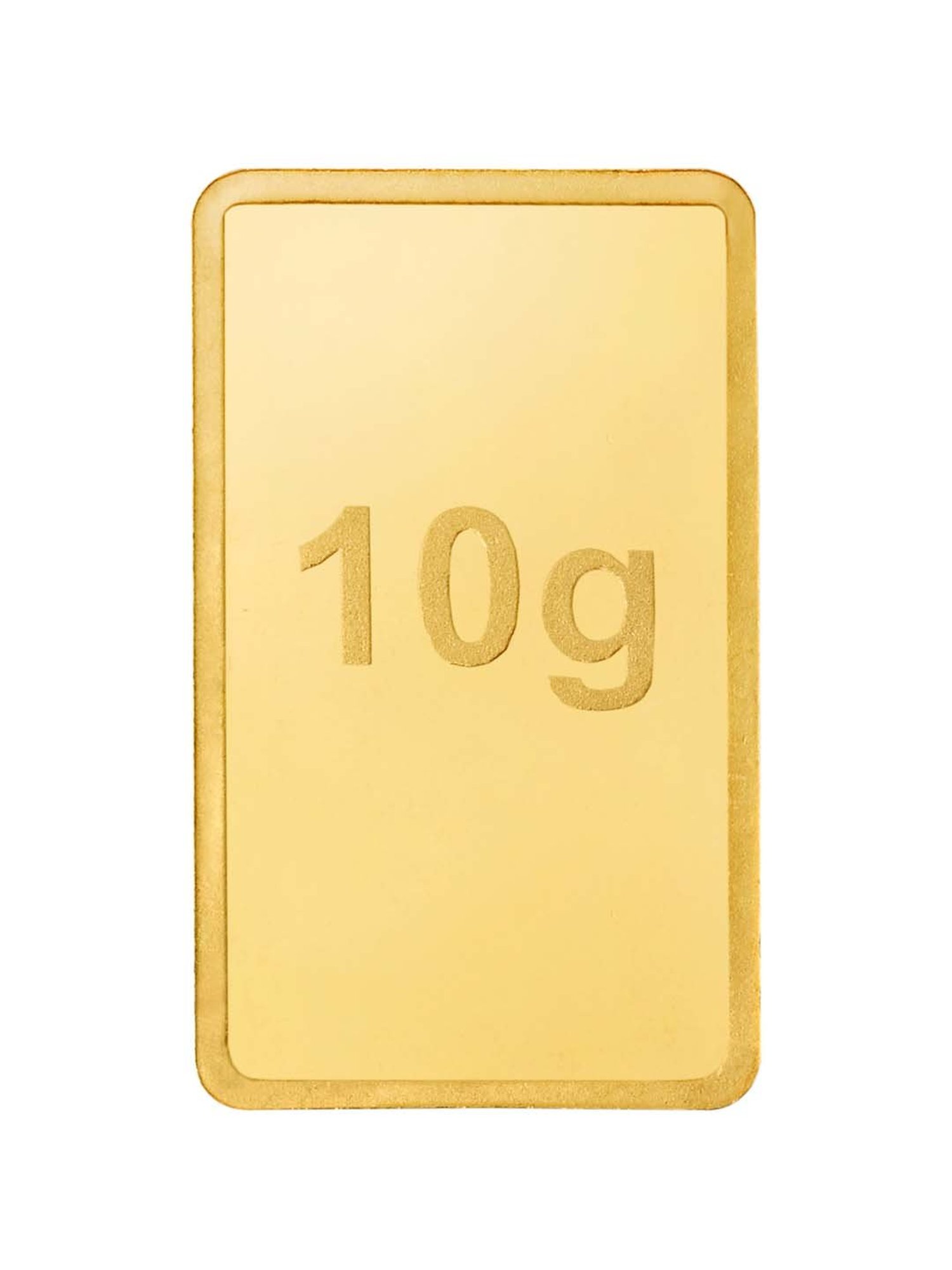 Bangalore Refinery 24k (999.9) 10gm Gold Bar