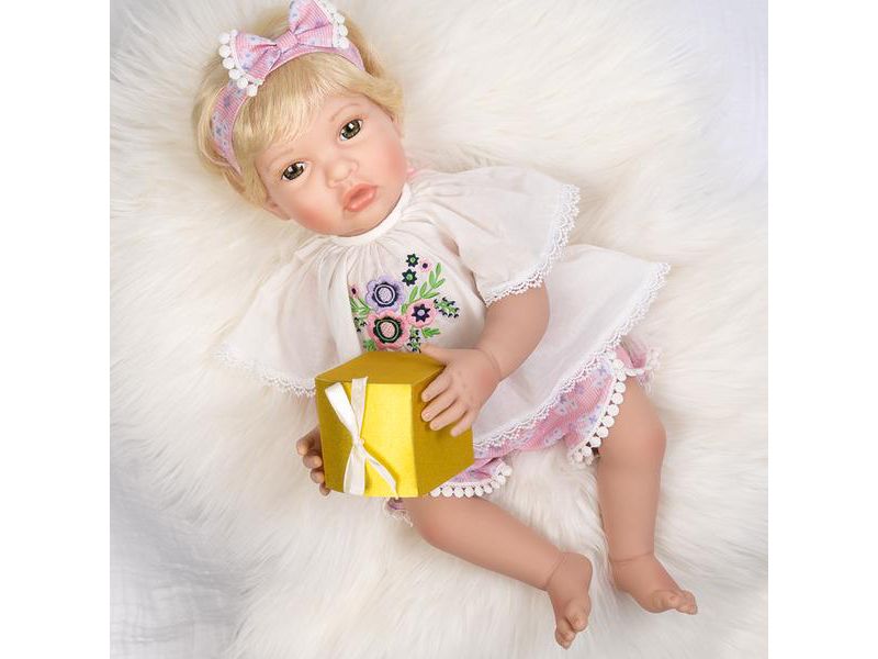 Paradise Galleries Reborn Toddler Doll - Boho Beauty, 20 inch in GentleTouch Vinyl, 6-Piece Reborn Doll Gift Set