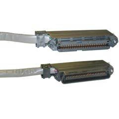 CAT3 25 Pair Male / Female Telco Trunk Cable, 90 degree orientation, 6 ft