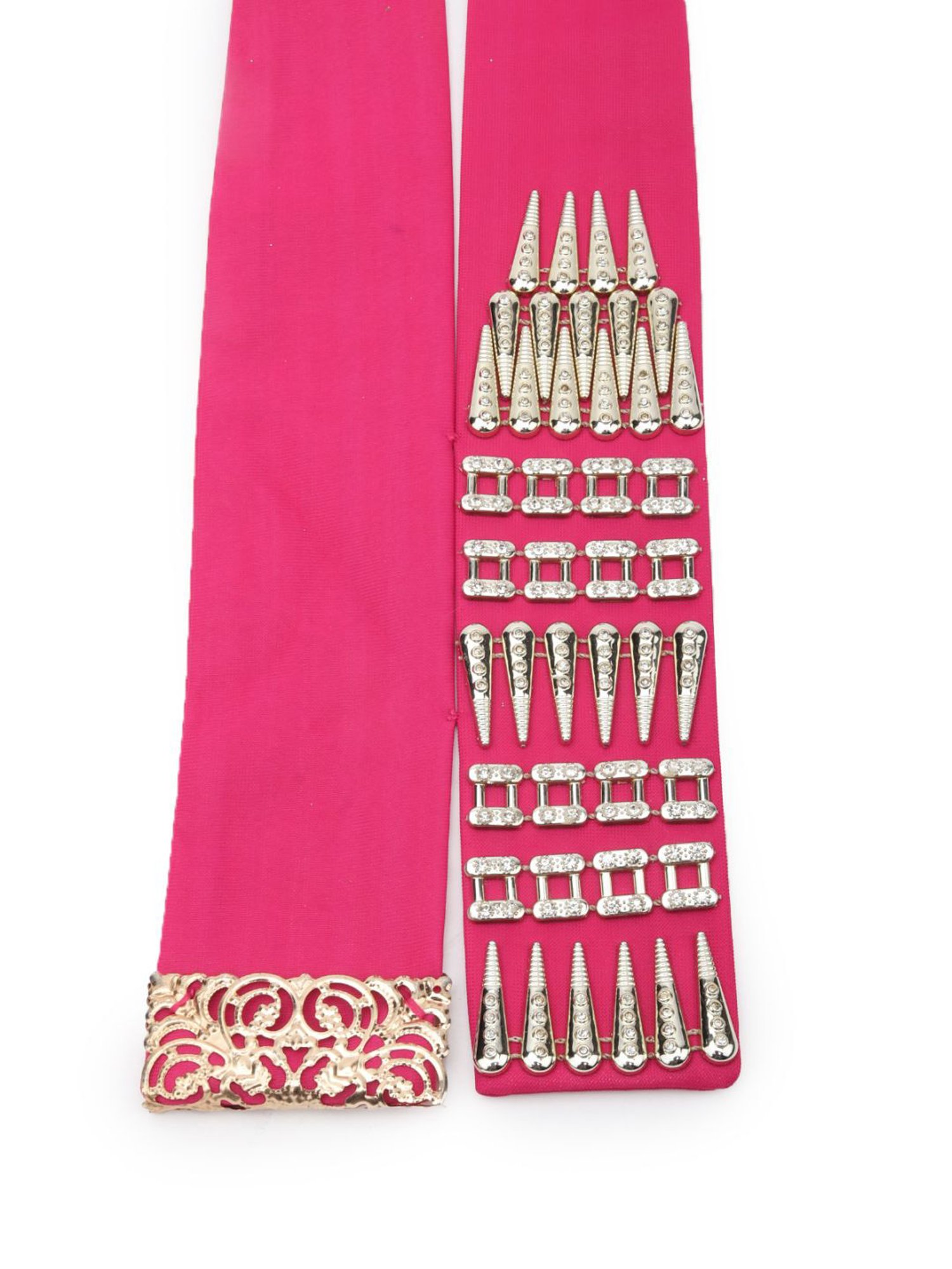 Odette Magenta Fabric Embellished Collar