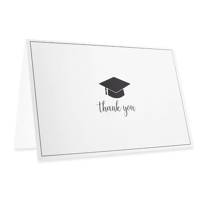 Sustainable Greetings 36 Pack Graduation Thank You Greeting Cards with White Envelopes Bulk Boxed Set, 4 x 6 in