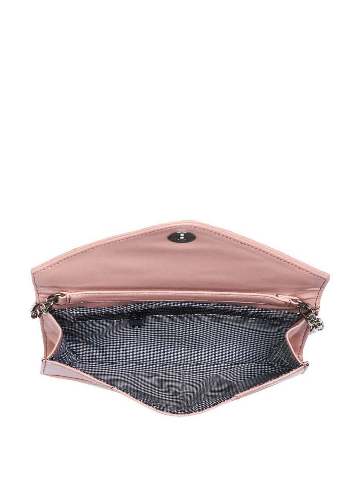 Toteteca Pink Solid Medium Sling Handbag