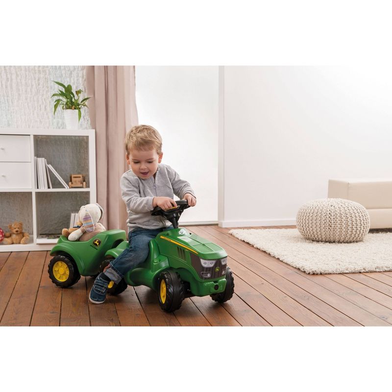 John Deere Foot to Floor Mini Trac Trailer by Rolly Toys