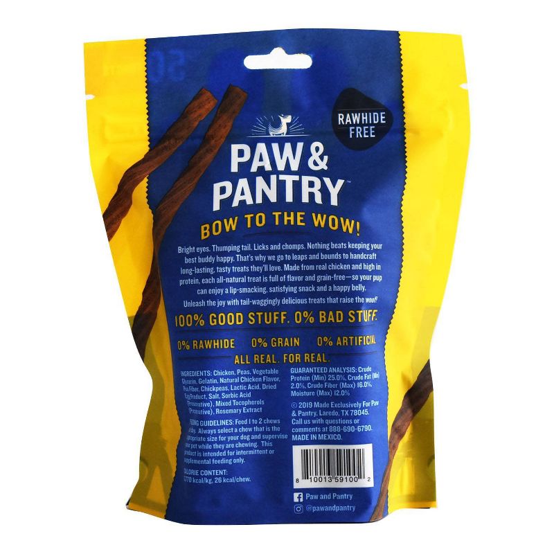 Paw & Pantry Chicken Twists Dog Treats - 50pk