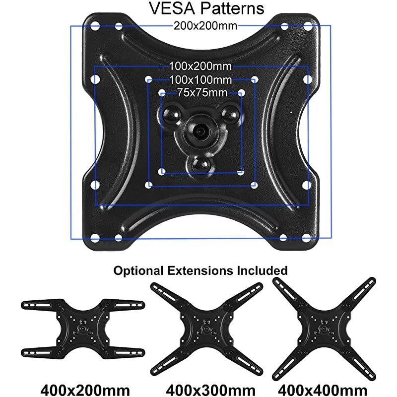 Mounts ALAMLB Articulating Arm 20 Extension TV Wall Mount Bracket for 2055 TVs up to VESA 400 and 66lbs Including a Twisted Veins 10 Cable and a 6 3axis Magnetic Bubble Level