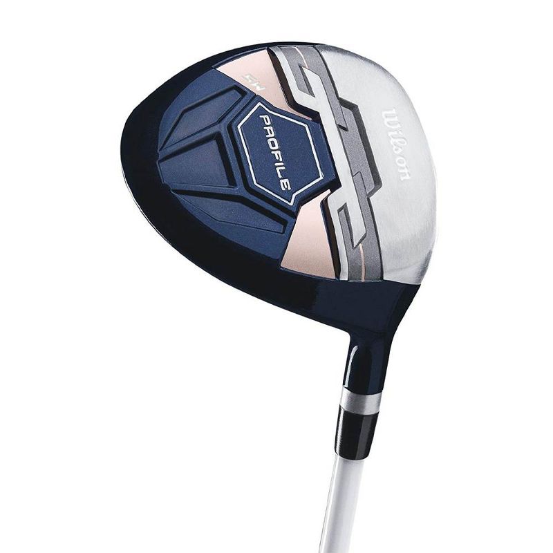 Wilson Womens Left Handed Complete Golf Club Set, Gray Mint & Wheeled Case