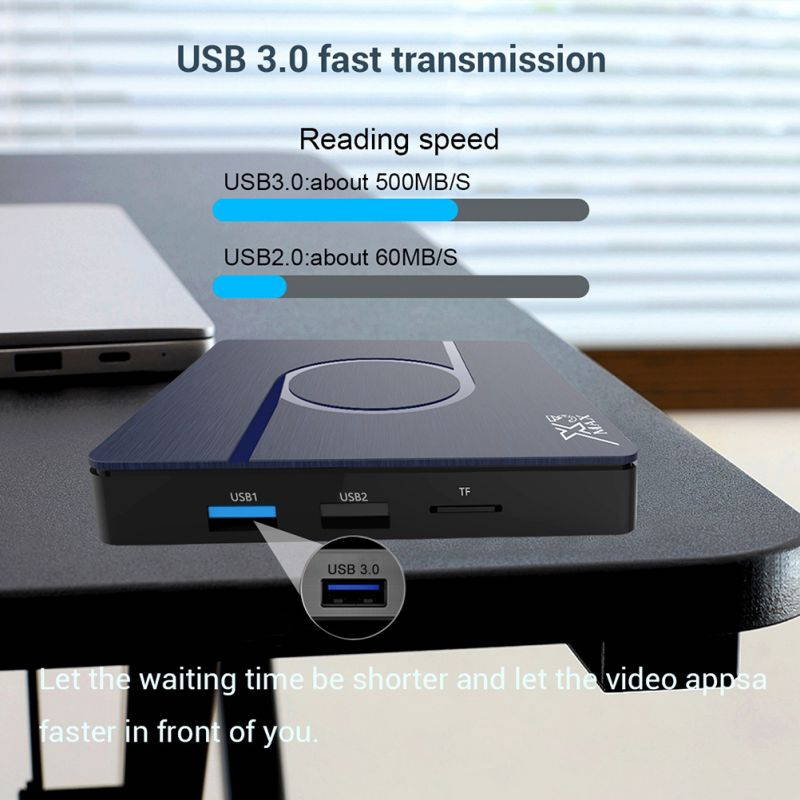 Android 9.0 TV Box, Smart Android TV BOX 4GB 64GB Media Player Support Dual-band 2.4G/5G WIFI/8K/3D/HDR Set-top Box Media Player