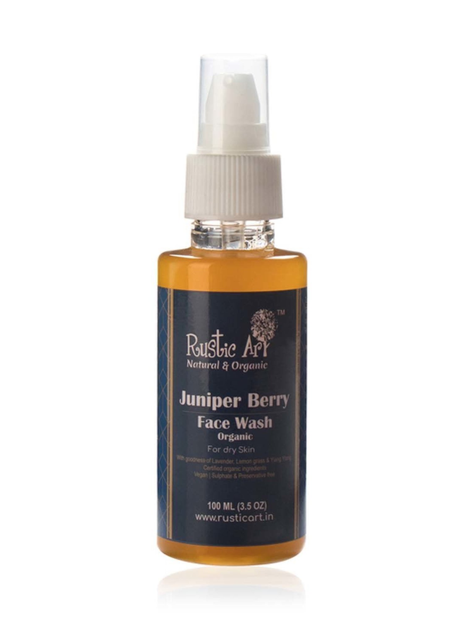 Rustic Art Juniper Berry Face Wash - 100 ml