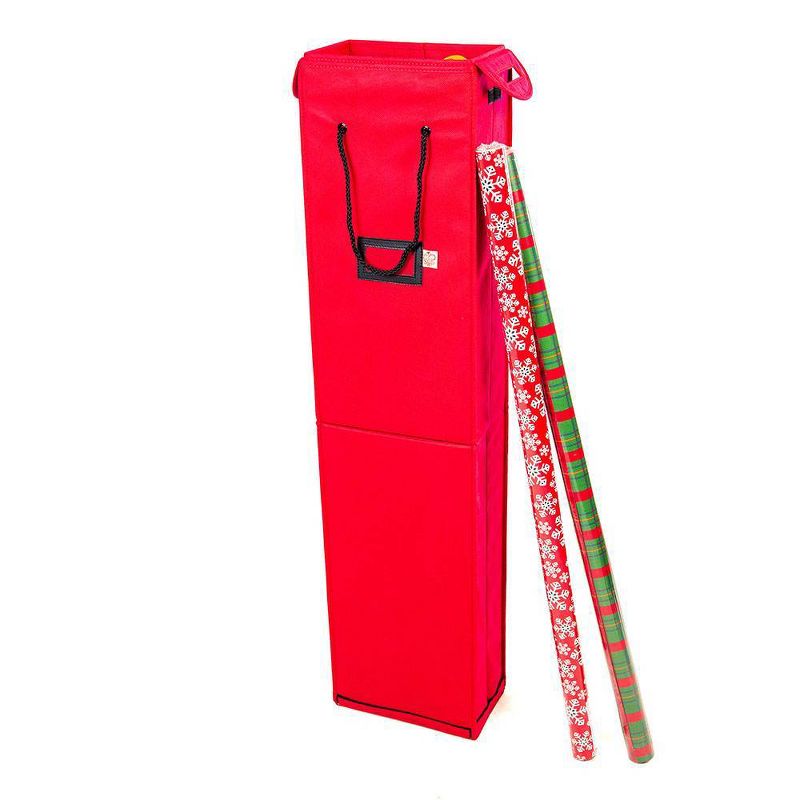 TreeKeeper Wrapping Paper Storage Box Red