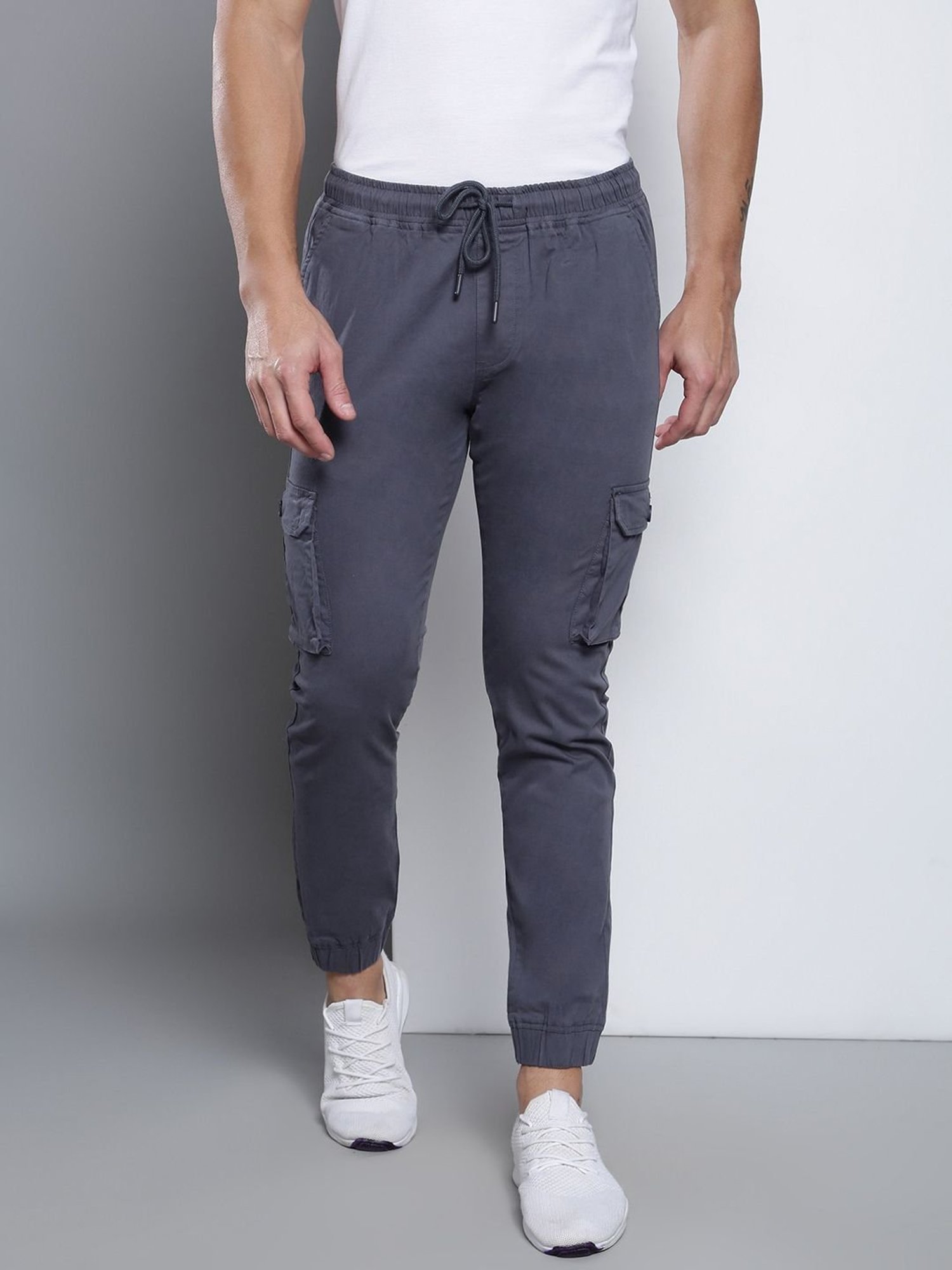 Dennis Lingo Steel Grey  Slim Fit Joggers