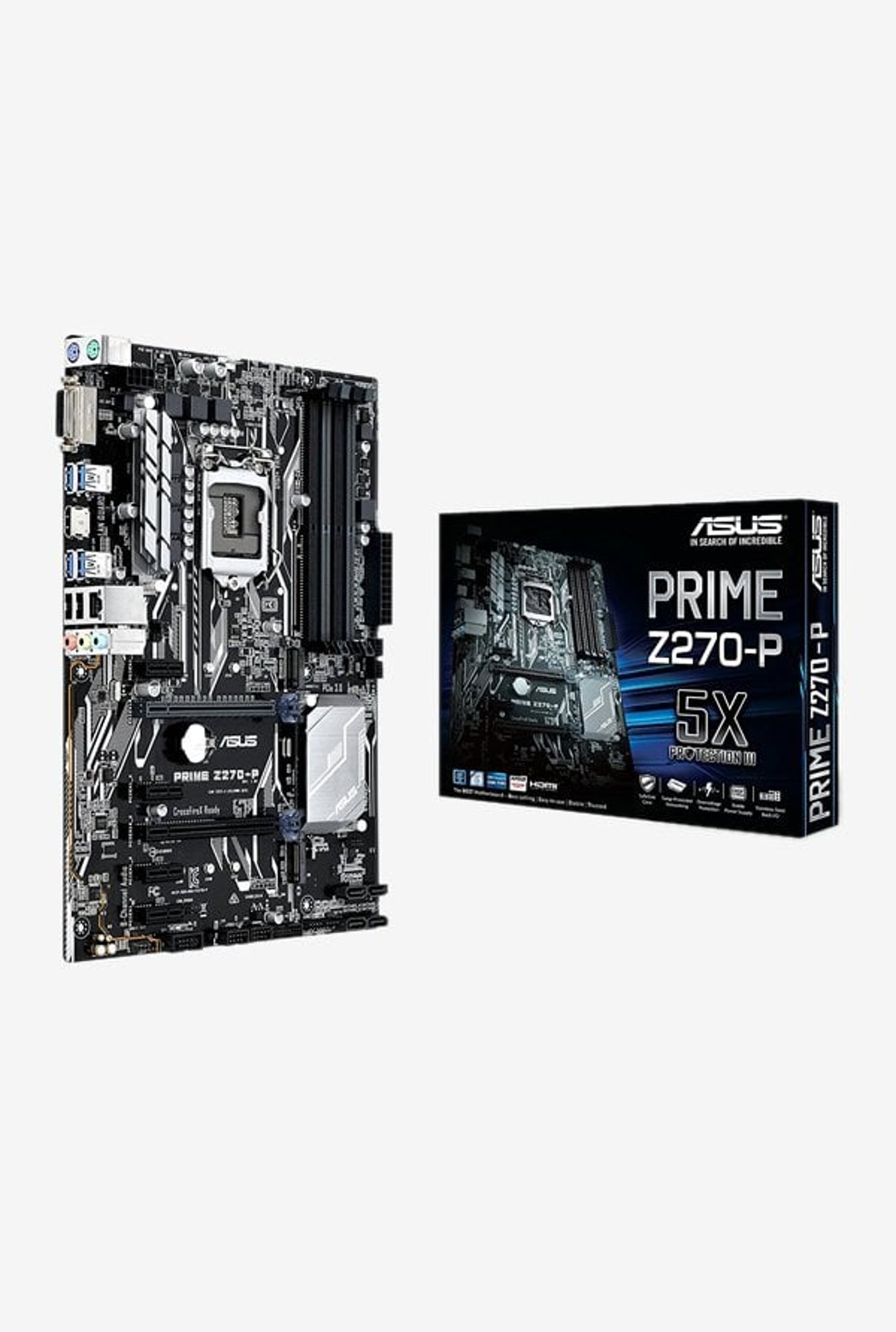 Asus Prime Z270-P Z270 Chipset Motherboard (Black)