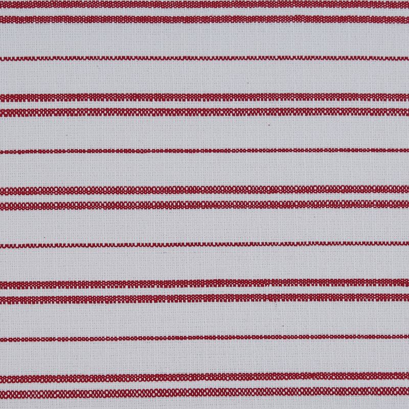 Split P Railroad Stripe Placemat Set - White