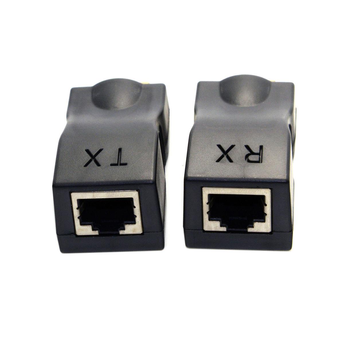 RJ45 to HDMI 1.4 Extender Over Single Ethernet LAN RJ45 CAT5E CAT6 30m