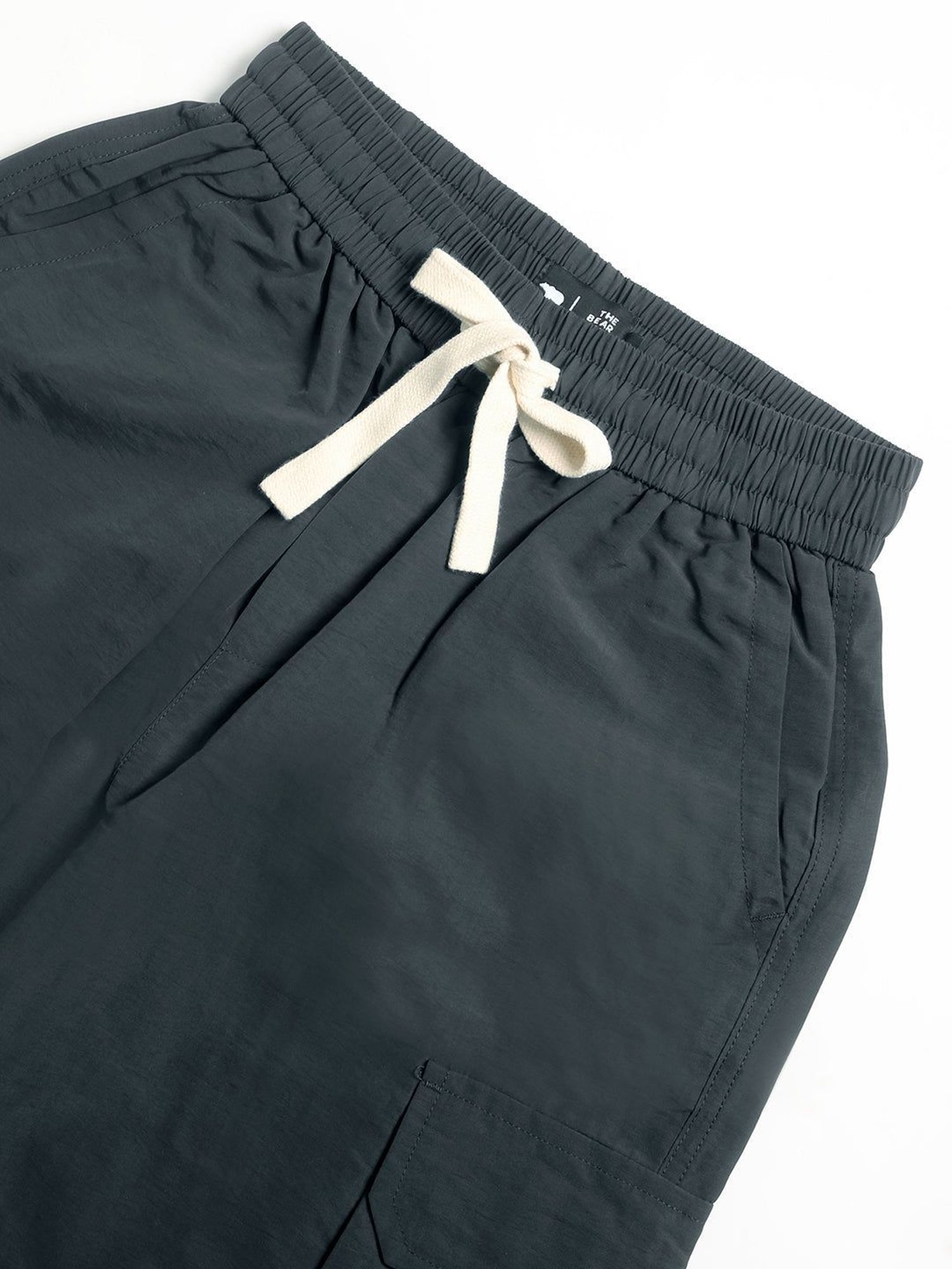 Slowave Beige Regular Fit Flat Front Trousers