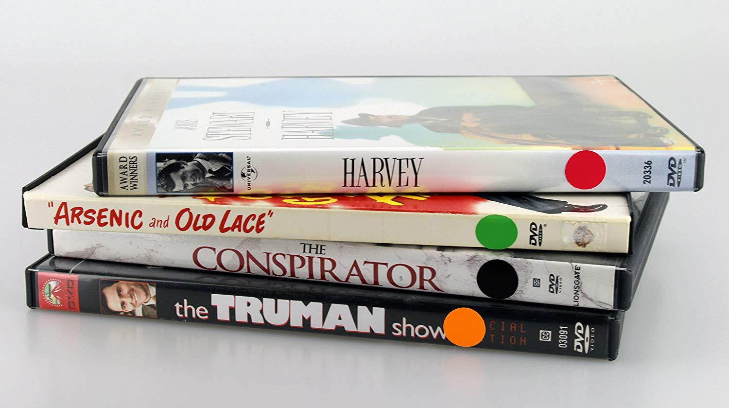 ChromaLabel 1/2 inch Color-Code Dot Labels on Sheets | 1,200/Pack (Orange)