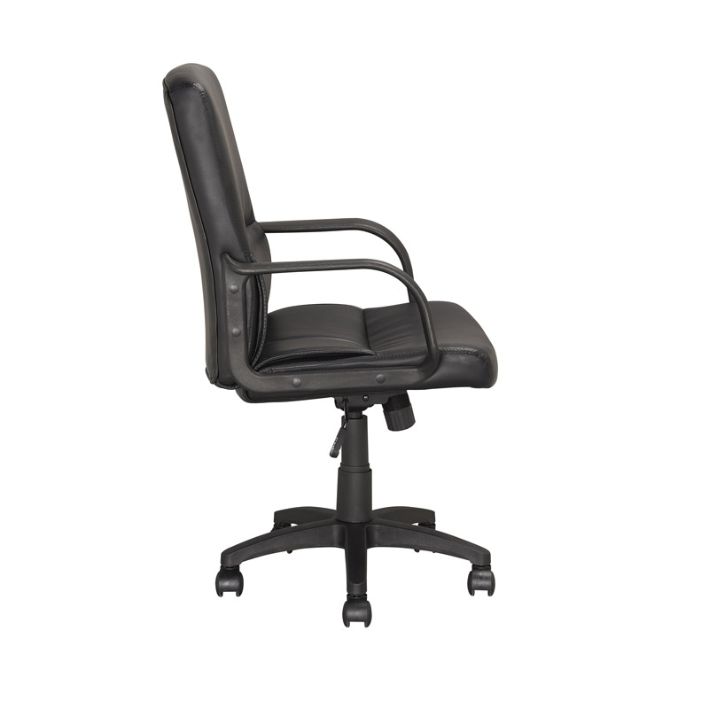CorLiving LOF-308-O Executive Office Chair in Black Leatherette