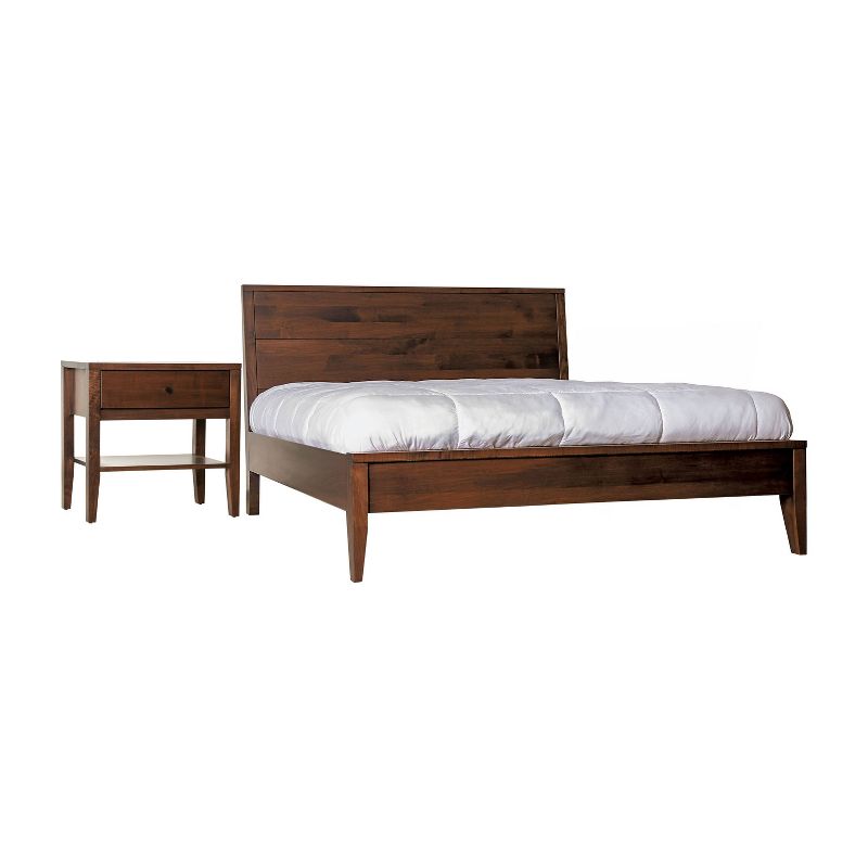 Queen Bungalow Bedroom Set Medium Brown - Home Styles