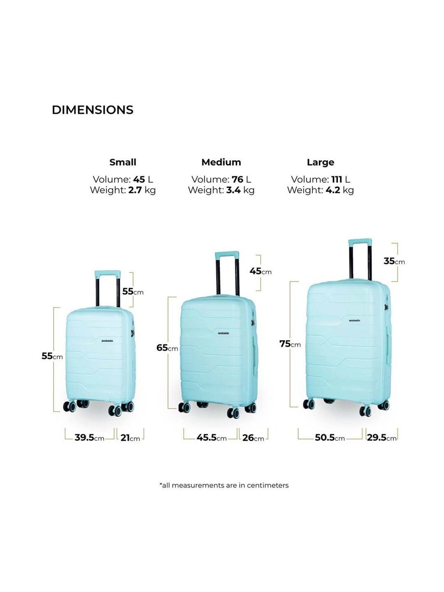 Skybags Salsa Red Solid Hard Medium Trolley Bag - 46 cm