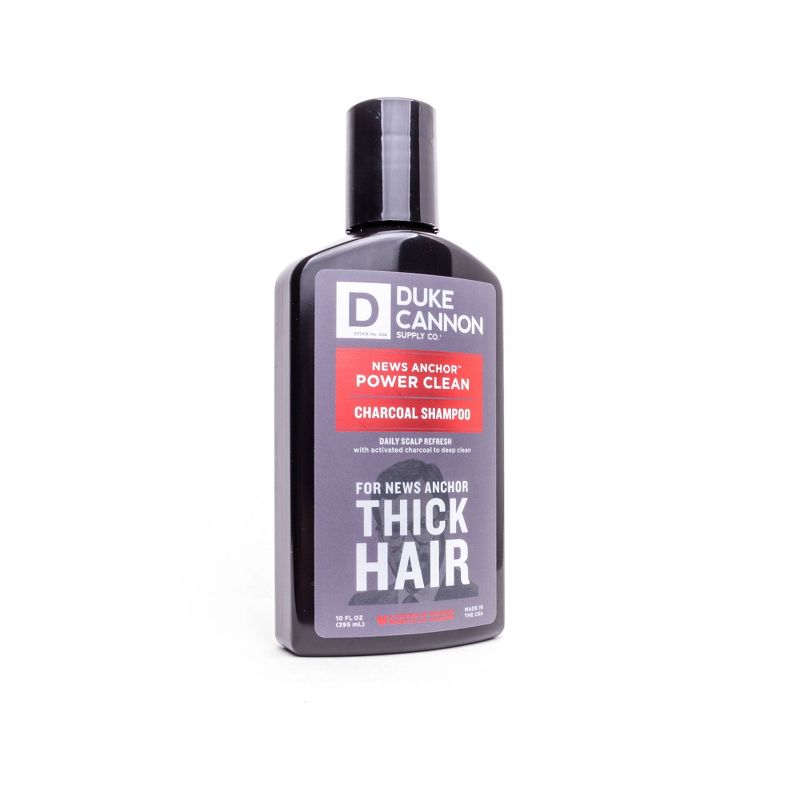 Duke Cannon Supply Co. New Anchor Power Clean Shampoo - Charcoal - 10 fl oz