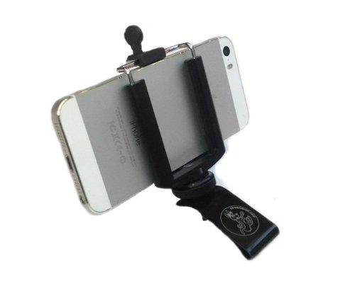 Streamaroo Universal Hands-free Smartphone Hat Mount. Slides onto a Ballcap, No Straps on Your Head. The Simple, Elegant Solution to Hands-free Mobile Video!