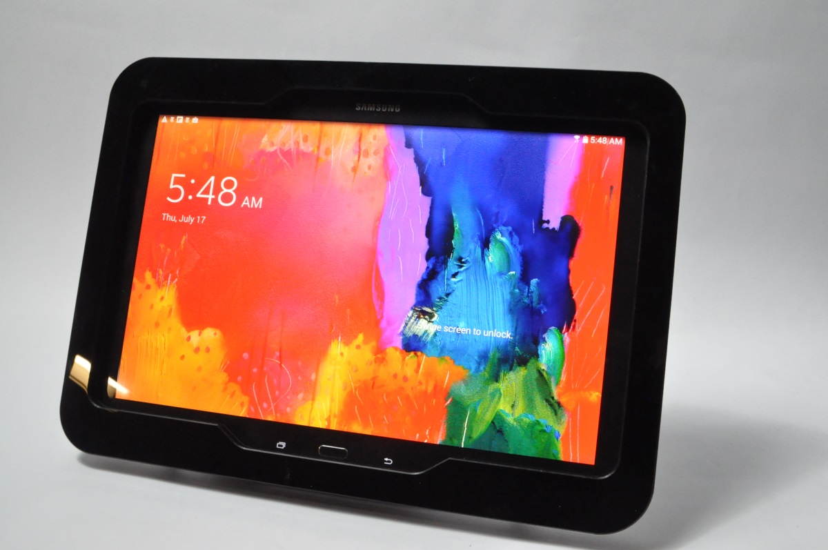 Samsung Galaxy Tab Pro 12.2 & Note Pro 12.2 Black Acrylic Desktop Stand for Store Display, Show Display, Kiosk, POS