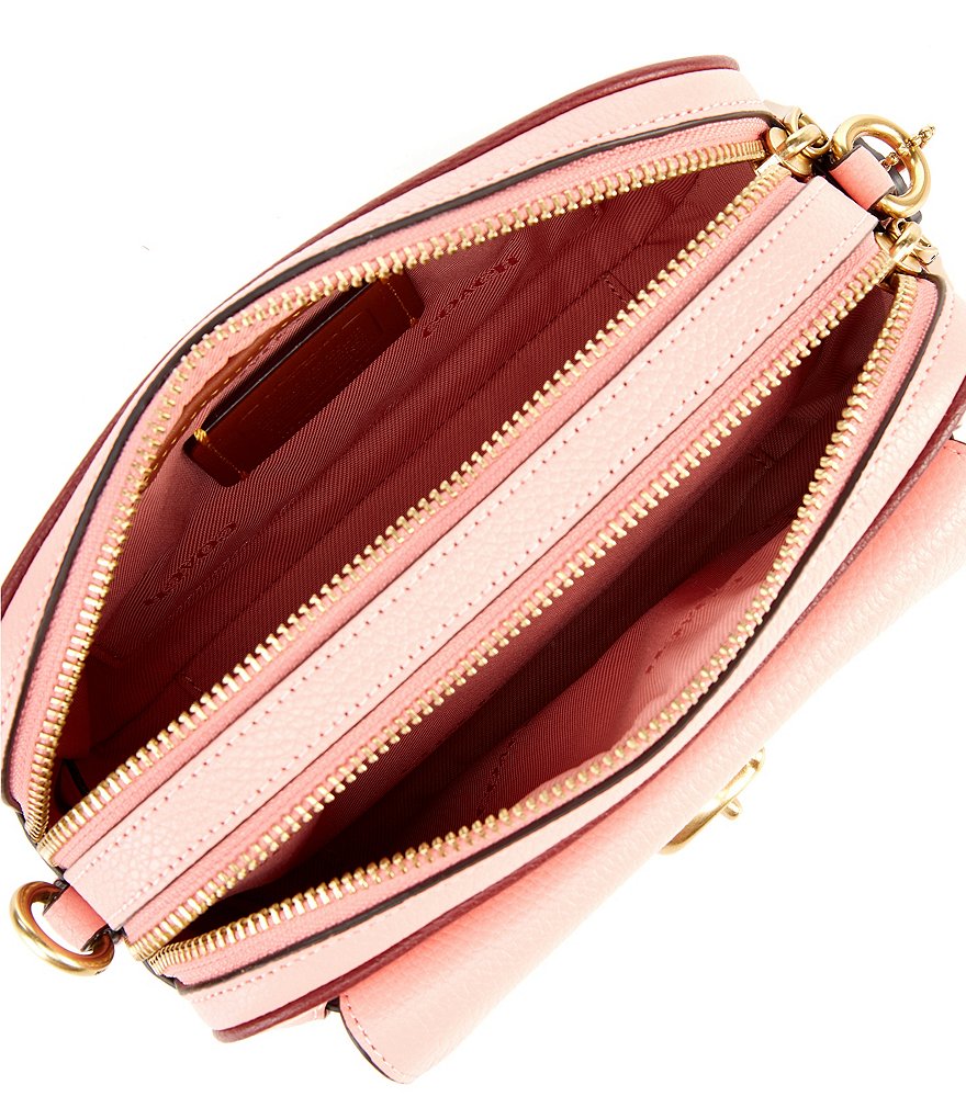 COACH Colorblock Leather Willow Camera Bag