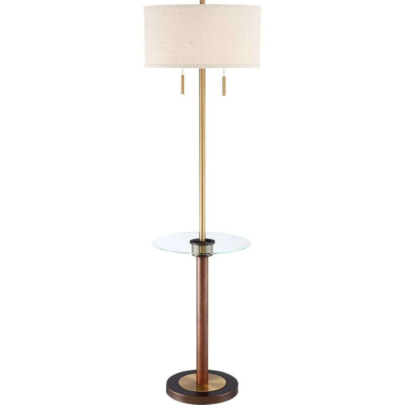 Franklin Iron Works Gentry Oil-Rubbed Bronze Downbridge Arc Floor Lamp