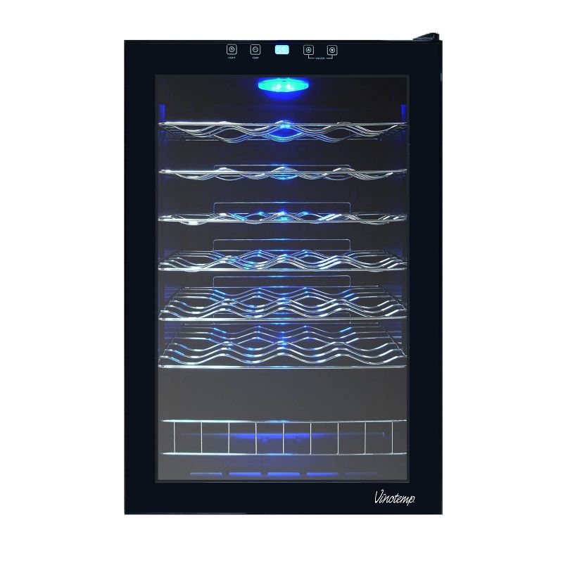 Vinotemp International 48-Bottle Touch Screen Wine Cooler