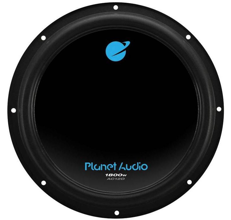 Planet Audio AC12D 12 inch 3600 Watt Subwoofers 2 Pack and 2600 Watt 2 Channel Amplifier 1 Pack and 8 Gauge Complete Amplifier Installation Kit