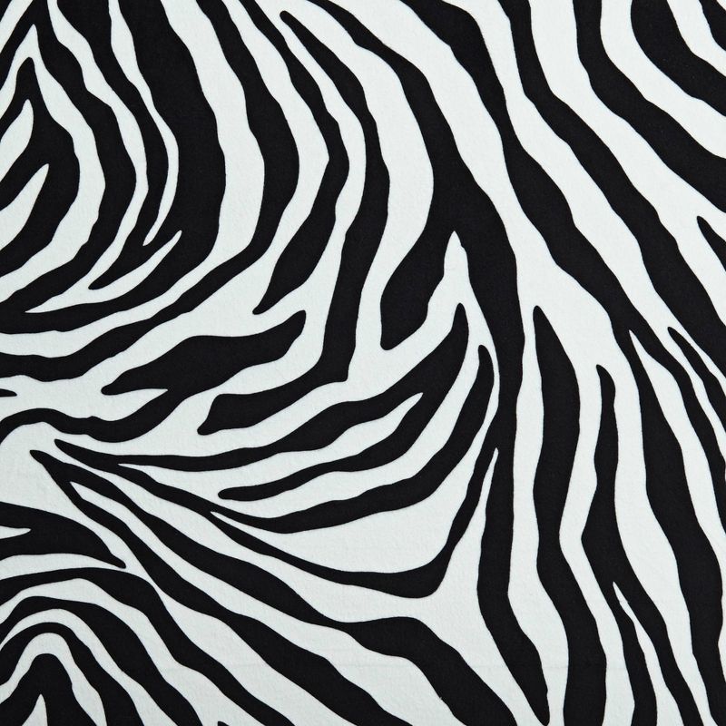 Studio 55D Zebra Print Slipper Accent Chair