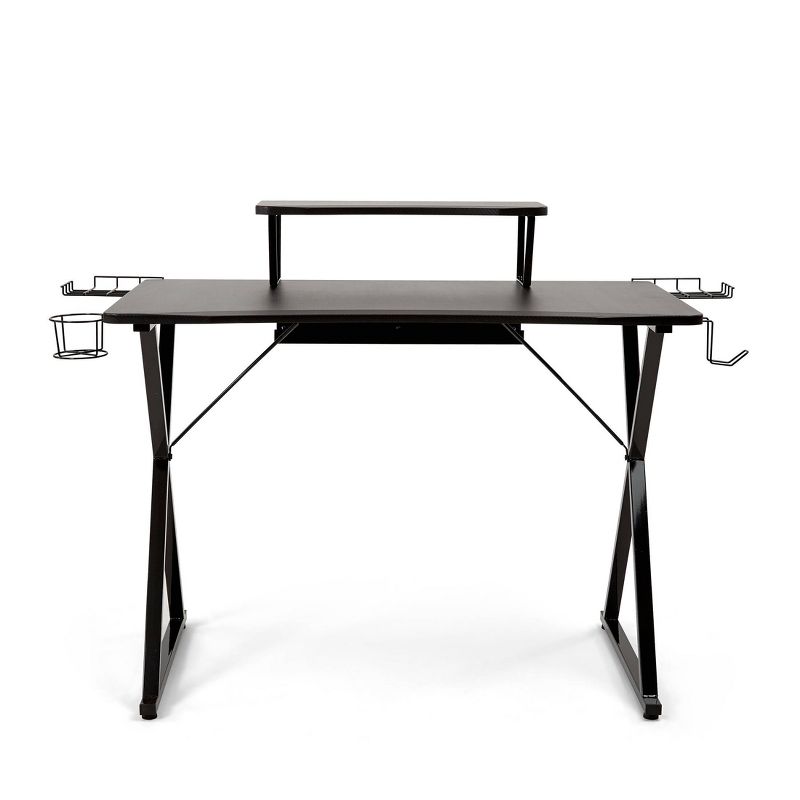 41.7"x23.3" Airlift Gaming E Sports Computer Desk Black - Seville Classics