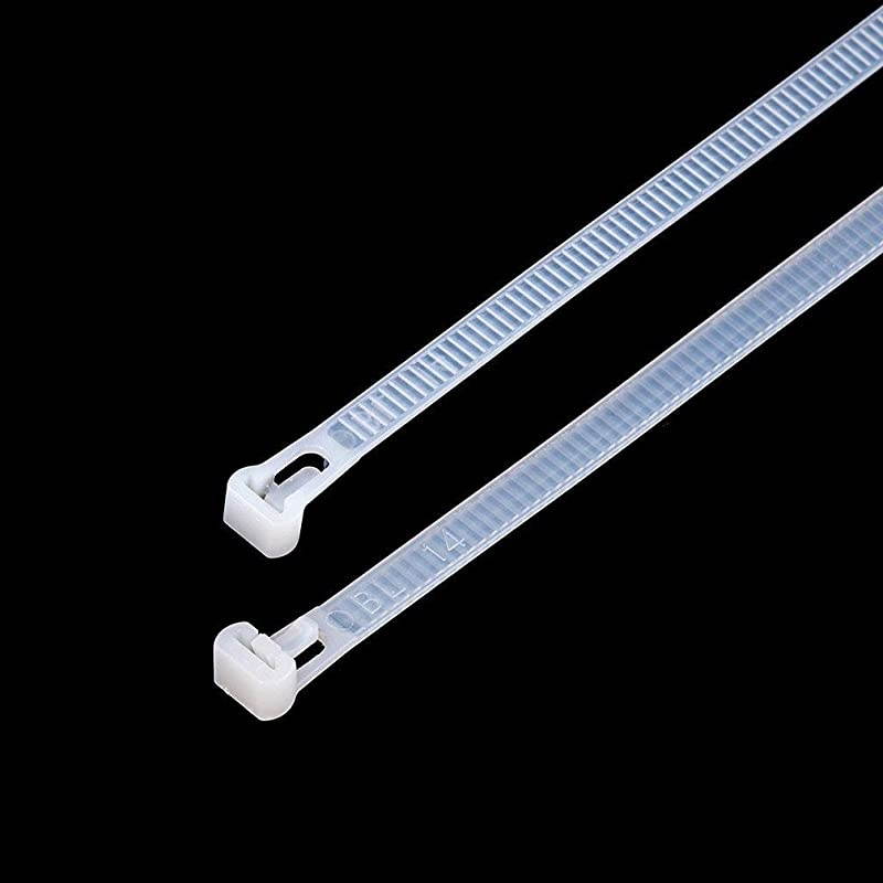 Ties (500pcs) Self-Locking 8 Inch Nylon Cable Ties in Blue