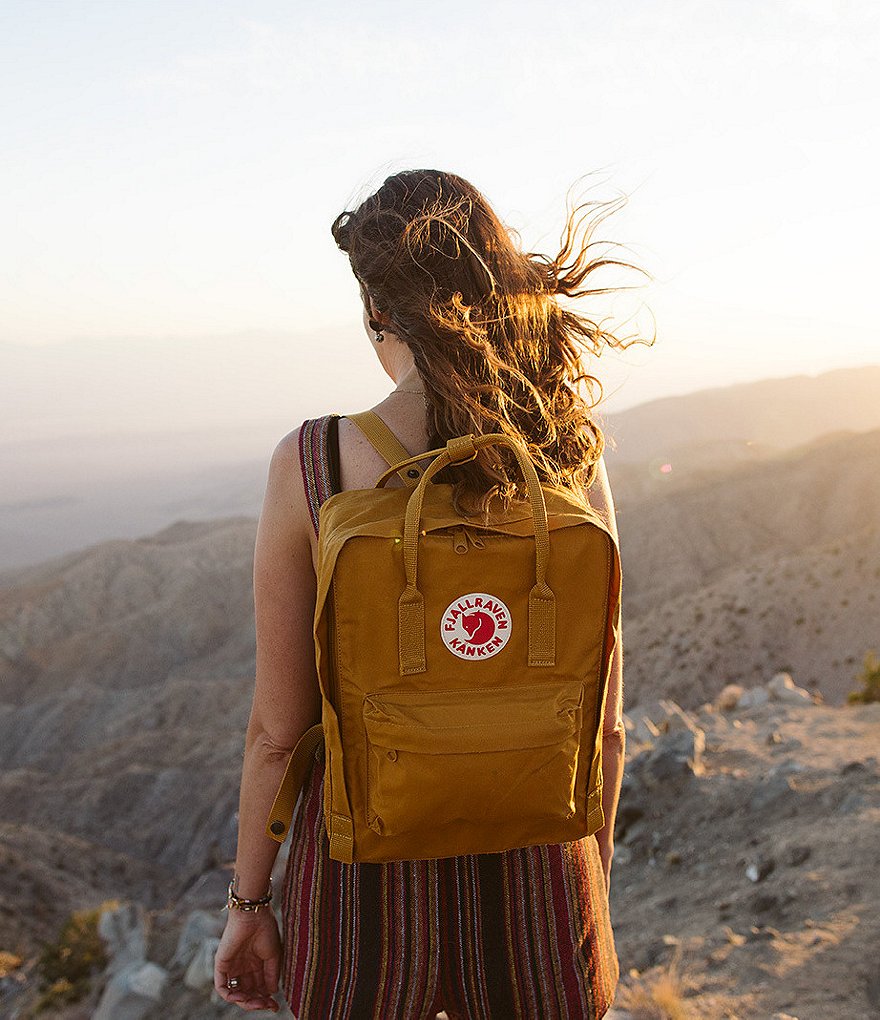 Fjallraven Kanken Water-Resistant Cotton Zipper Convertible Backpack