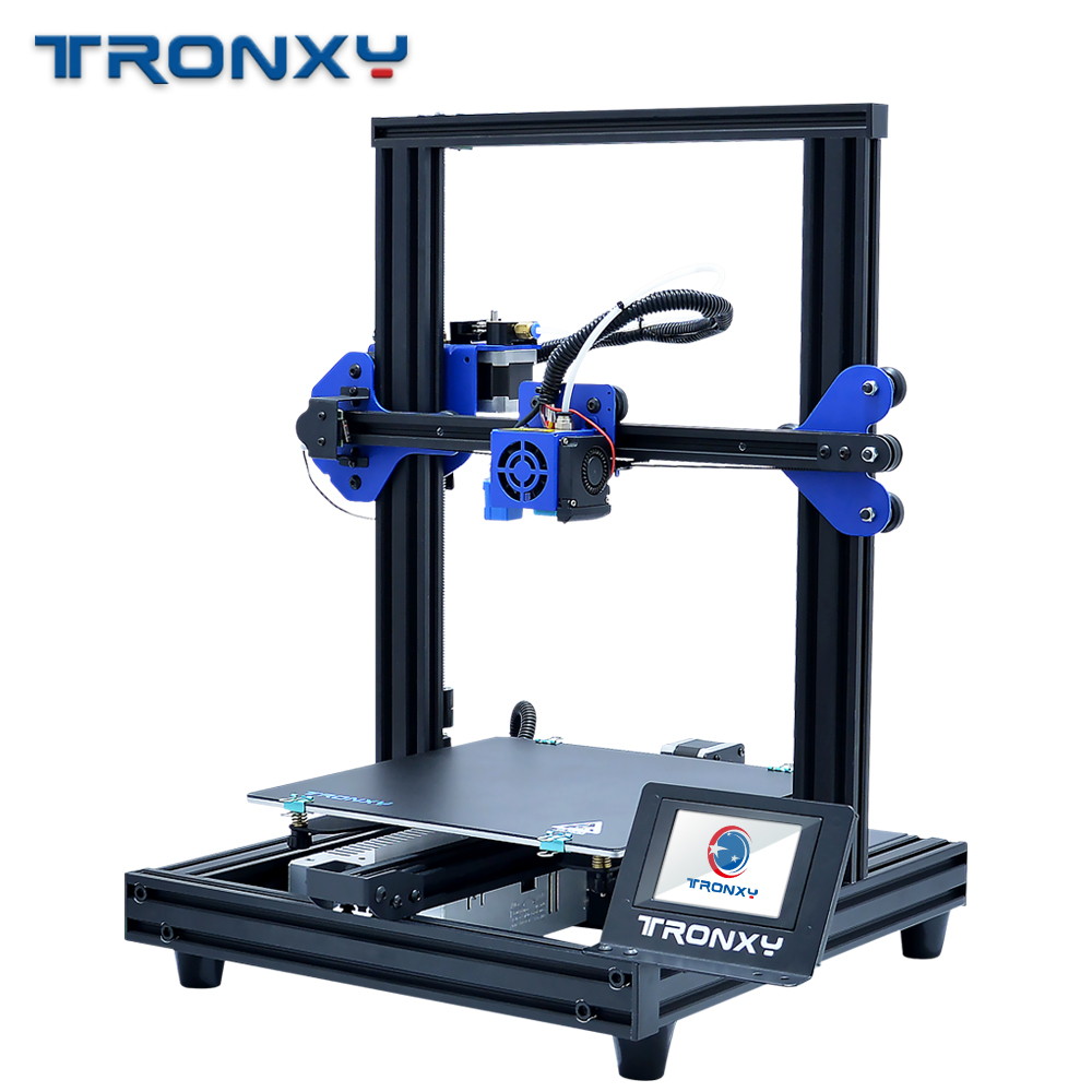 2020 New XY-2 PRO 3D Printer Upgraded High precision 3D Printer Full Color Touch Screen Auto Leveling Continuation Print of TRONXY XY-2 PRO