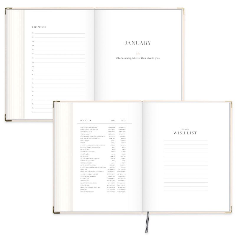 2021 Planner 7.875" x 10" Hardcover CB Pink - Sugar Paper™