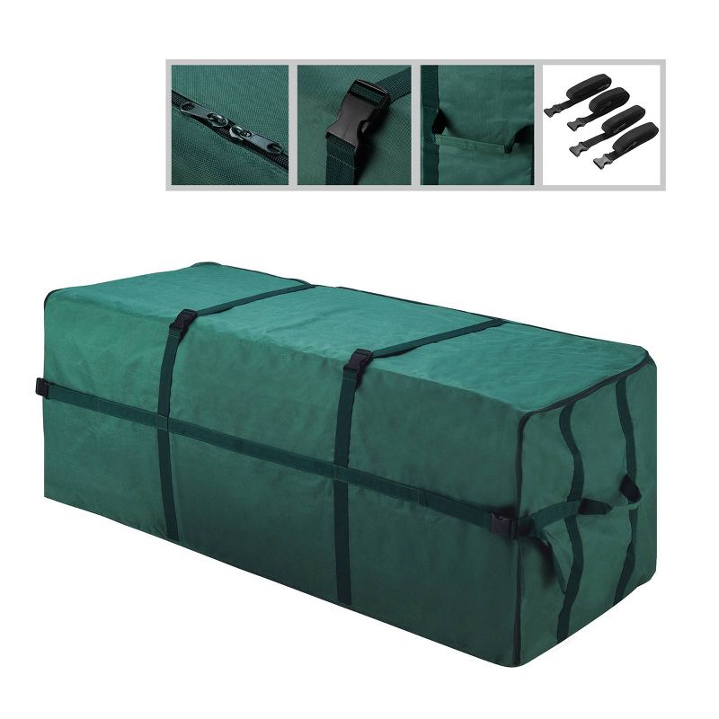 Elf Stor 7.5' Heavy Duty Canvas Christmas Tree Storage Bag Large Size