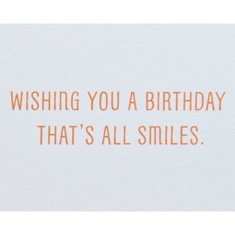 Birthday Card Smiley Faces