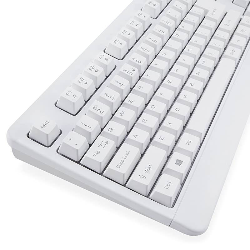 PERIBOARD517 Wired Washable USB Keyboard Certified with IP 65 Level White US English Layout