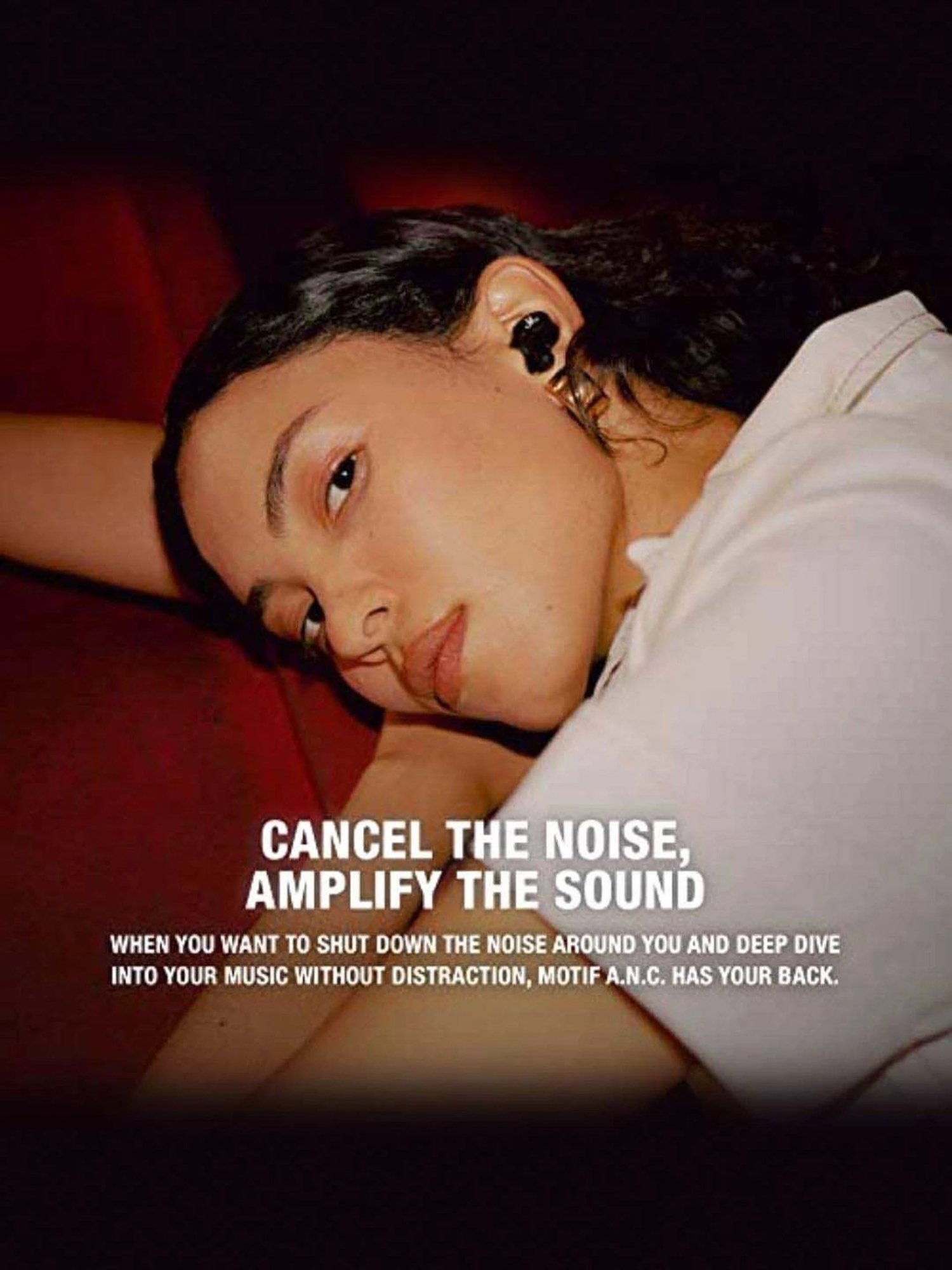 Marshall Motif True Wireless Noise Canceling Earbuds (Black)