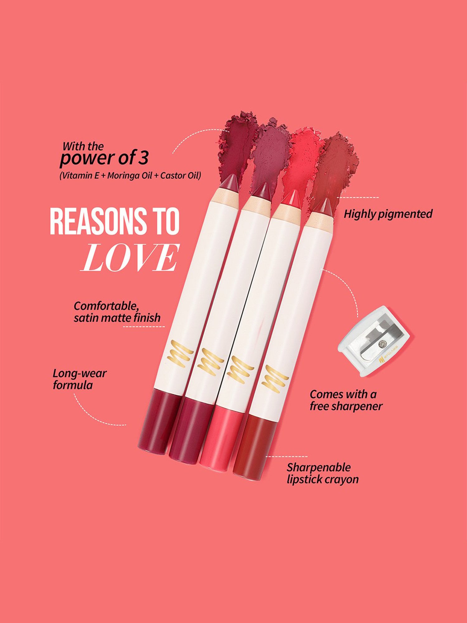 MyGlamm LIT Matte About It Lip Color Brown Disco - 2.8 gm