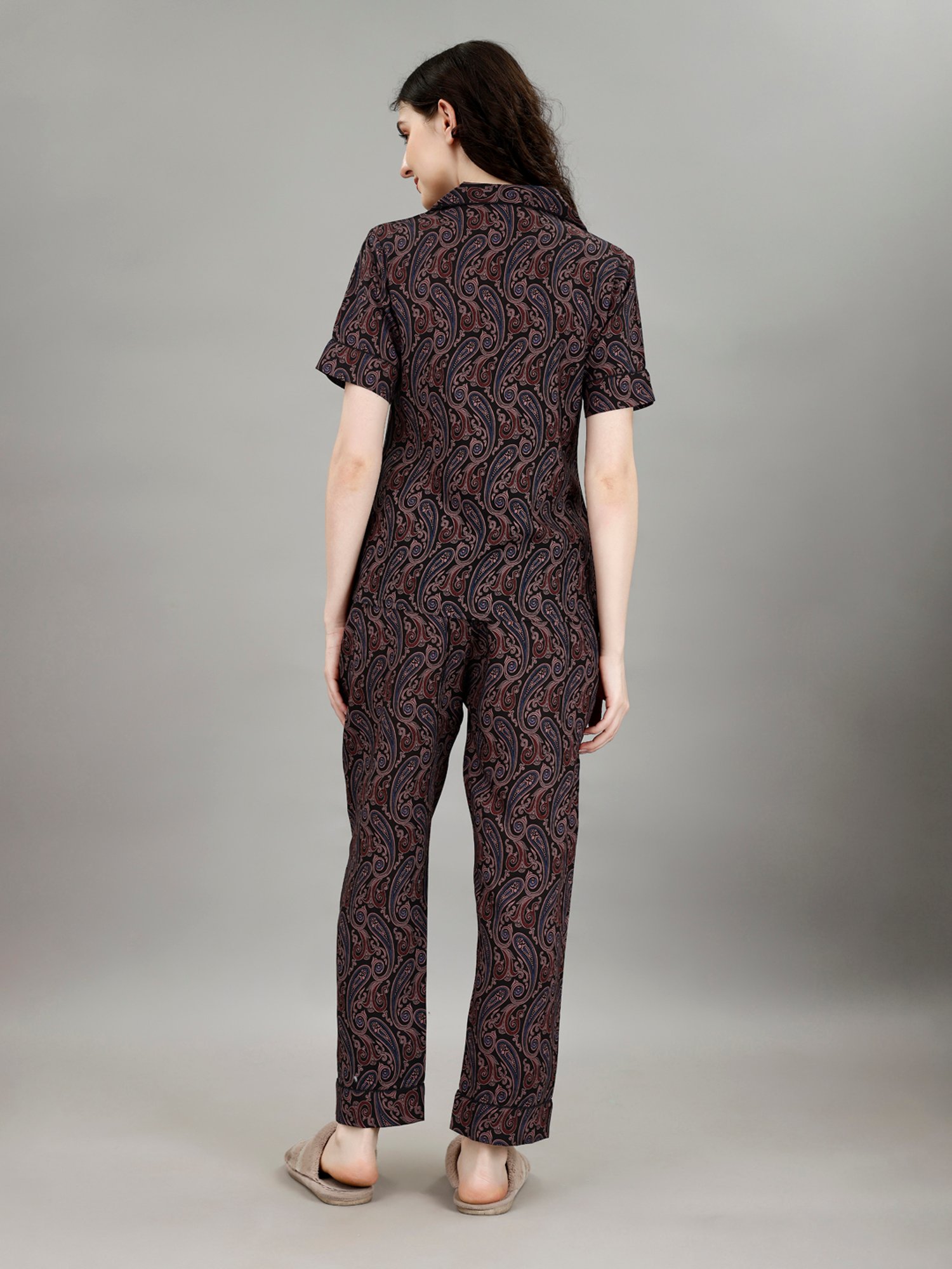 Smarty Pants Grey Printed Shirt With Pyjamas