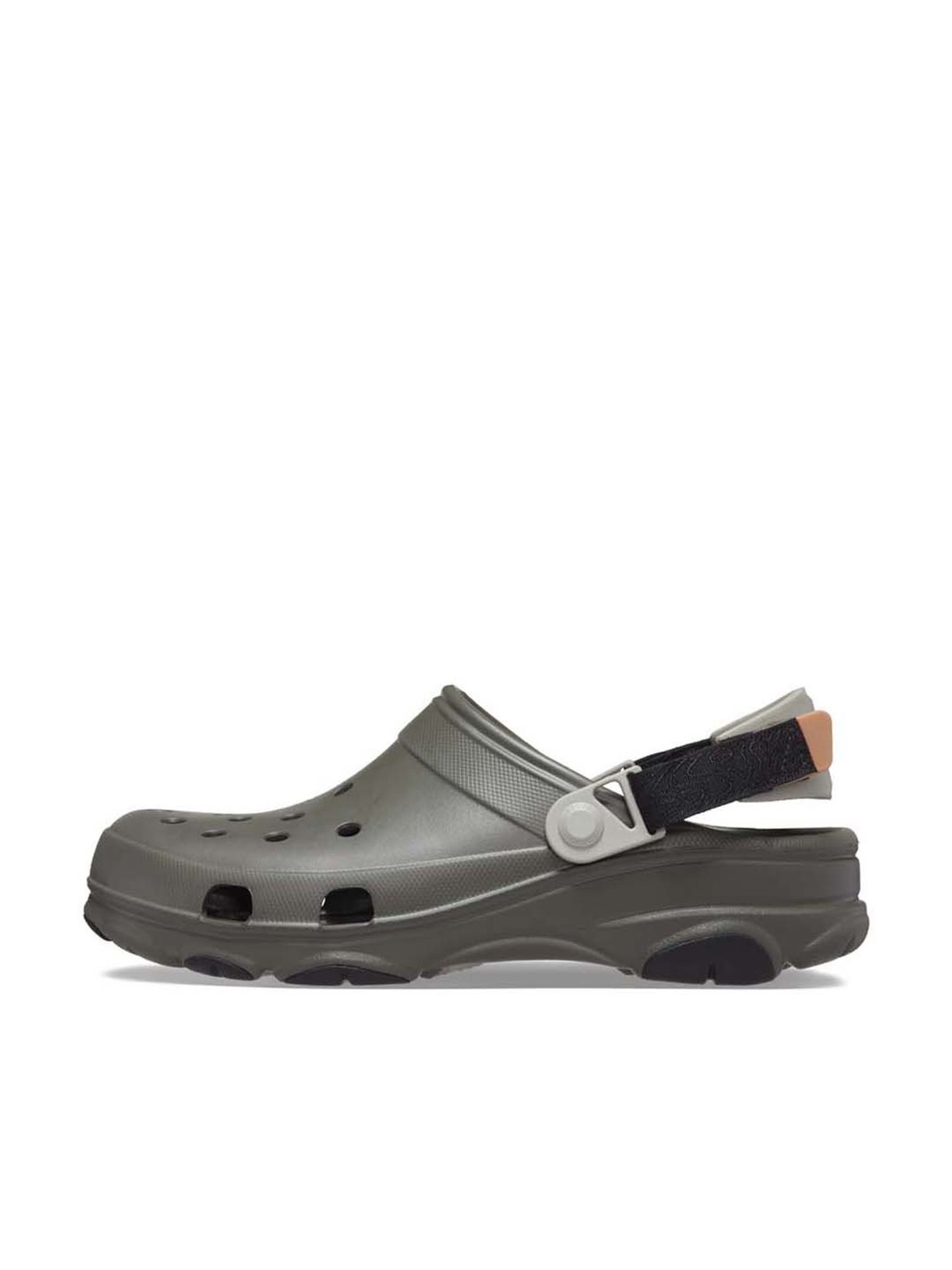 Crocs Men's All Terrain Dusty Olive Back Strap Clogs