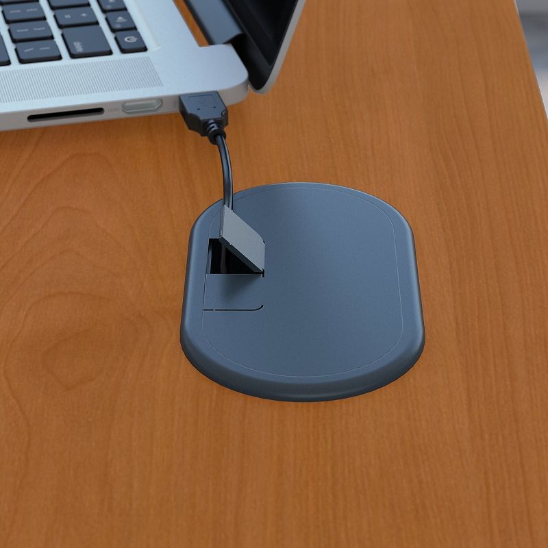 Bush Business Furniture Cubix Corner Desk w/ 2Dwr Mobile Pedestal, Natural Cherry SMA006NCSU