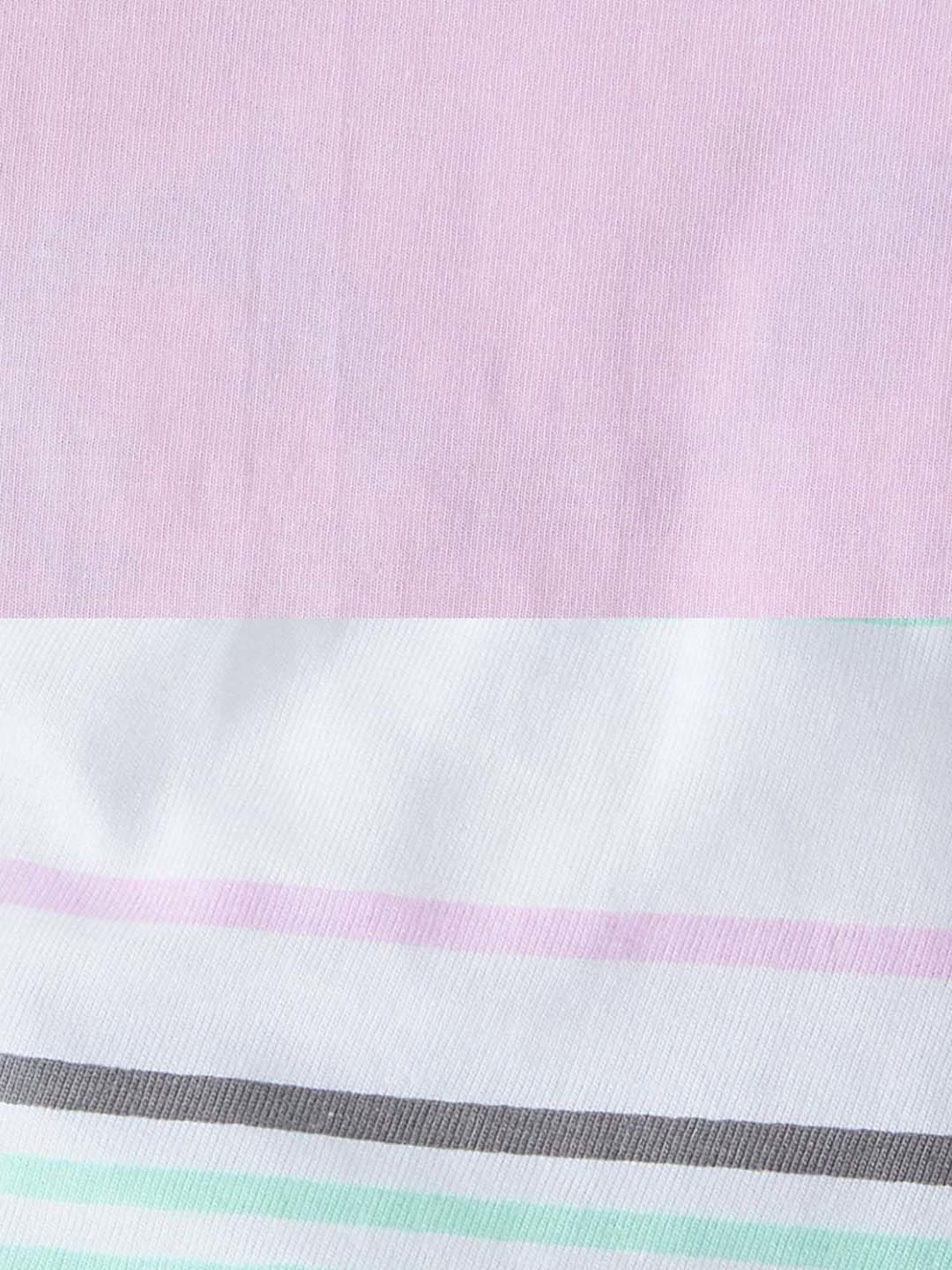 Pantaloons Baby Girls Pink & White Cotton Printed T-Shirt Set