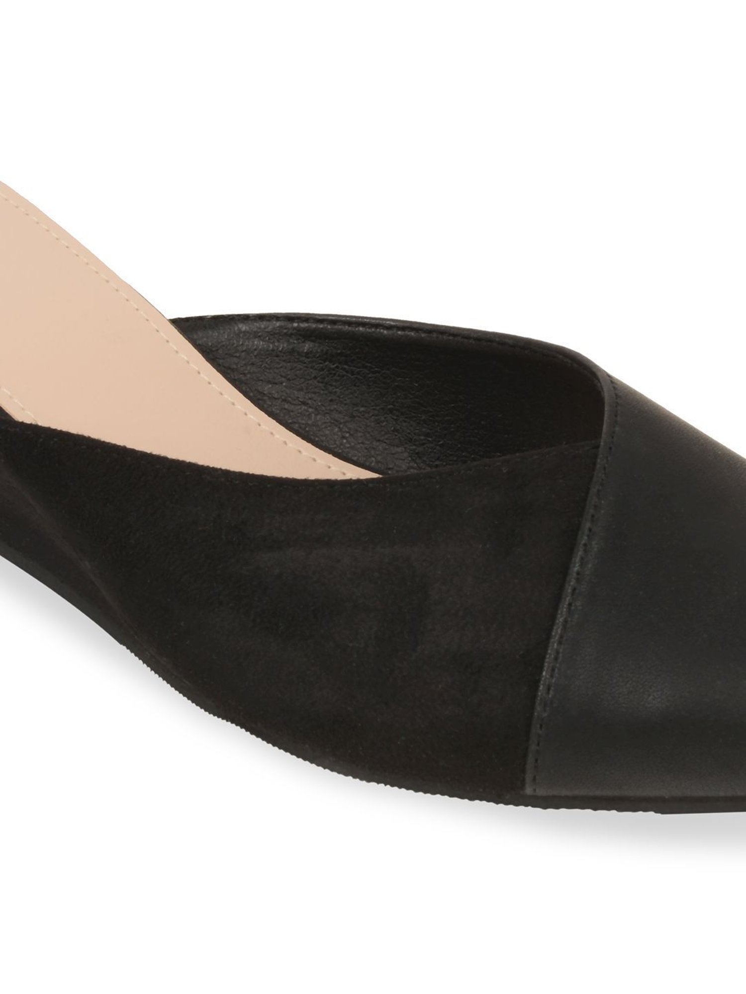 Rocia by Regal Women's Black Mule Wedges