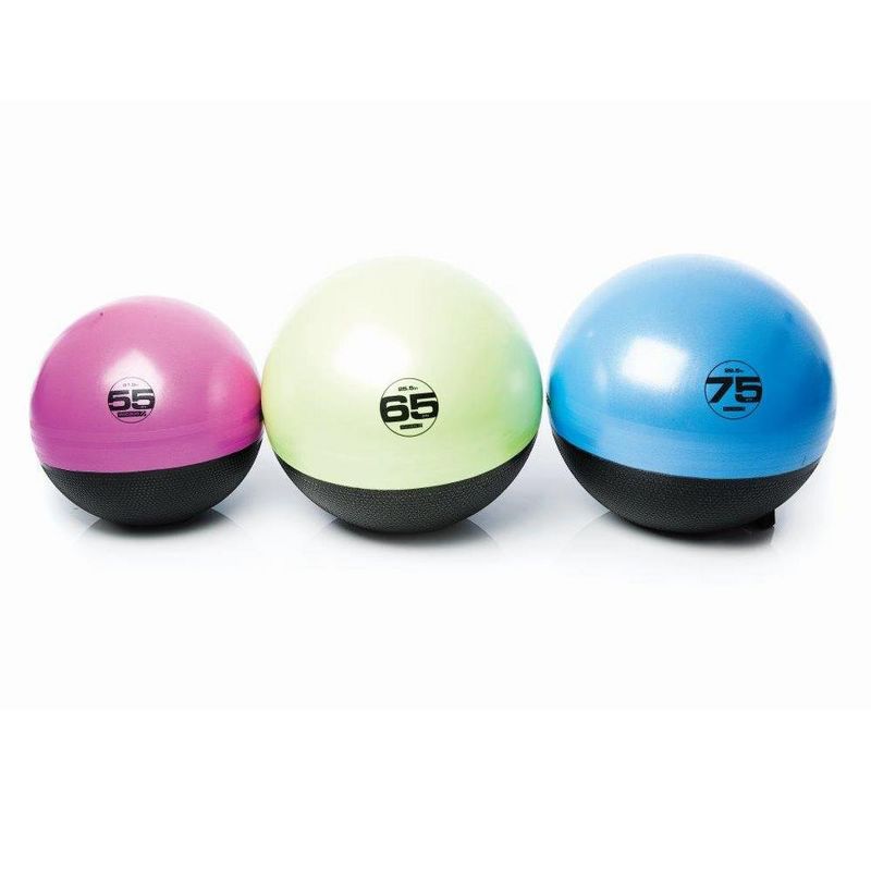 Escape Fitness USA ESTGB65 Green Inflatable Anti Burst Exercise Ball for Steady Ab Workouts, 25 Inches