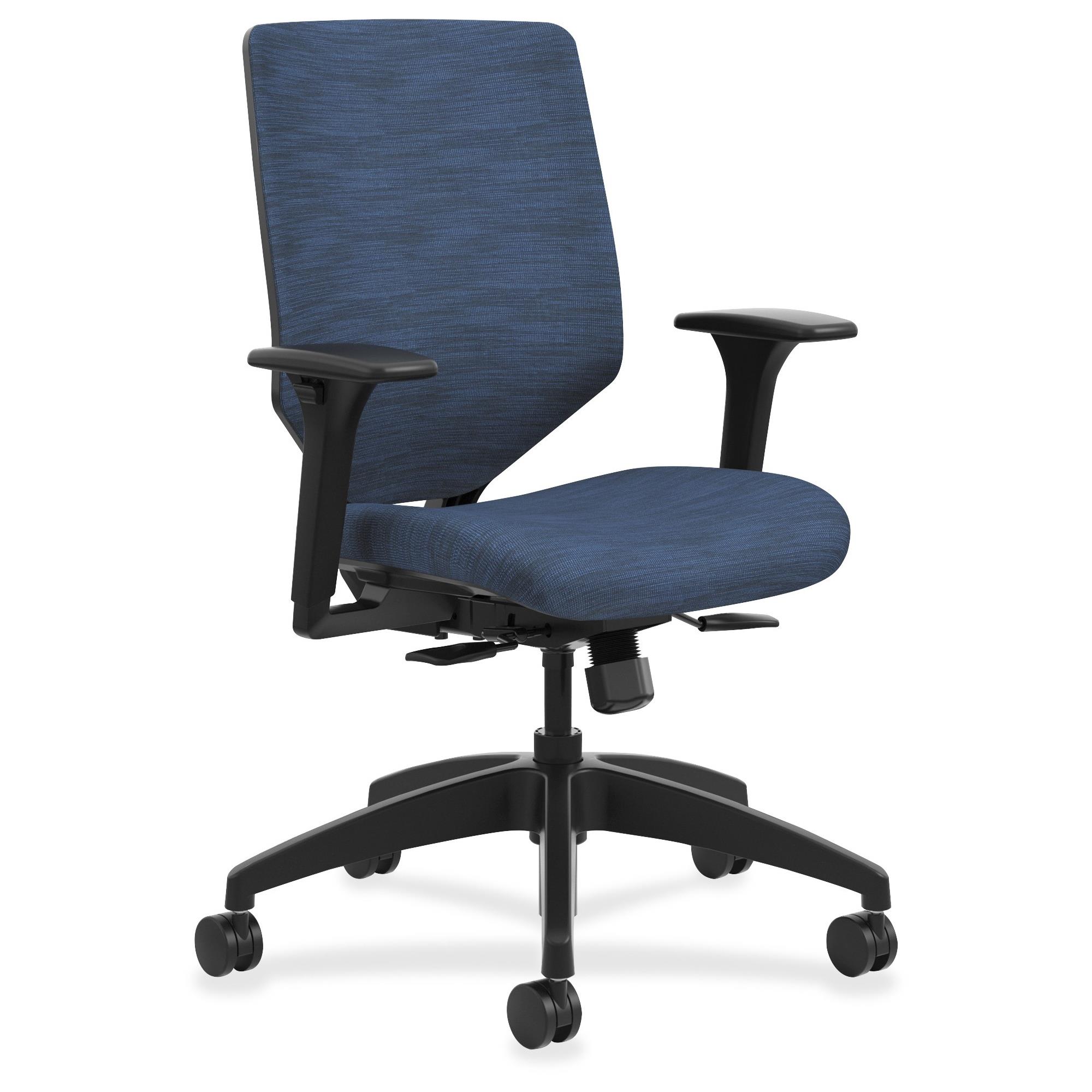 Solve Series Upholstered Back Task Chair, Midnight